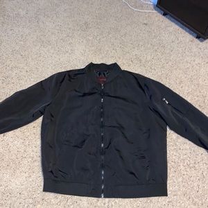 Basic Zara Man Black plain coat